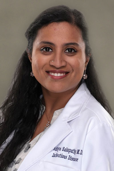 Vidhya Sabapathy, MD, board-certified physician with Infectious Disease Services of Georgia  | Atlanta Specialists
